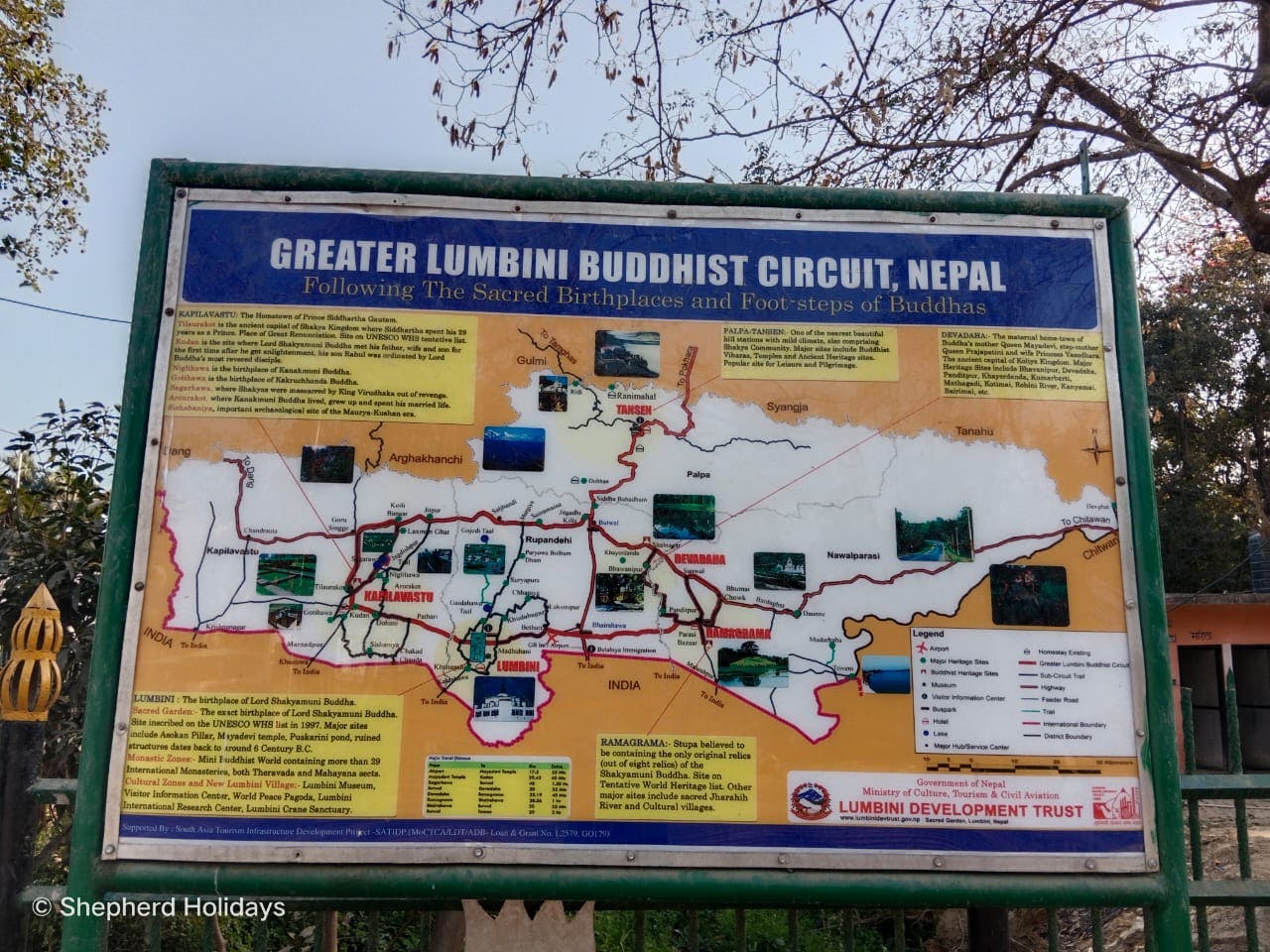 Monastic Zone in Lumbini : Different Monasteries in a Place