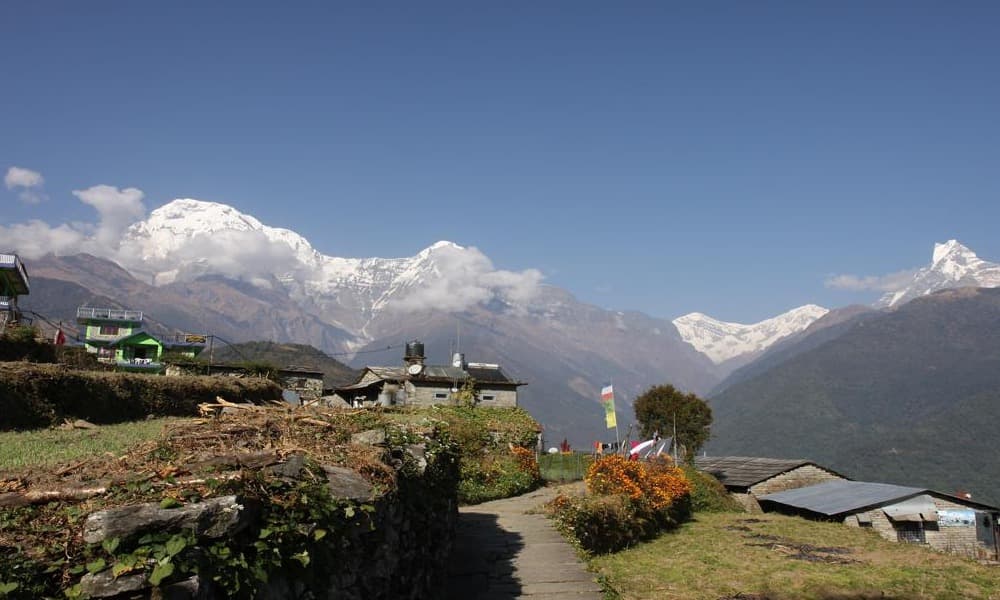 Peaceful View of Ghandruk Village