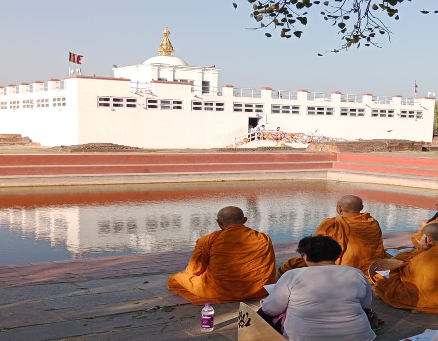 Following Footsteps of the Buddha: A Spiritual Journey through Nepal and India