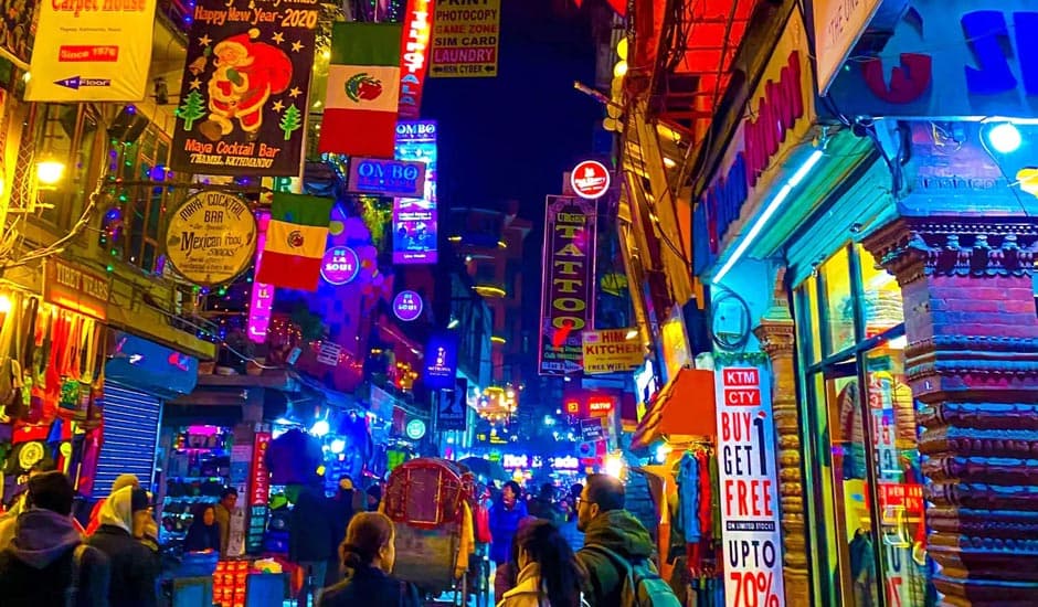 Night View Of Thamel