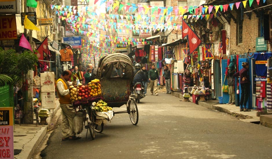 Thamel Street Kathmandu