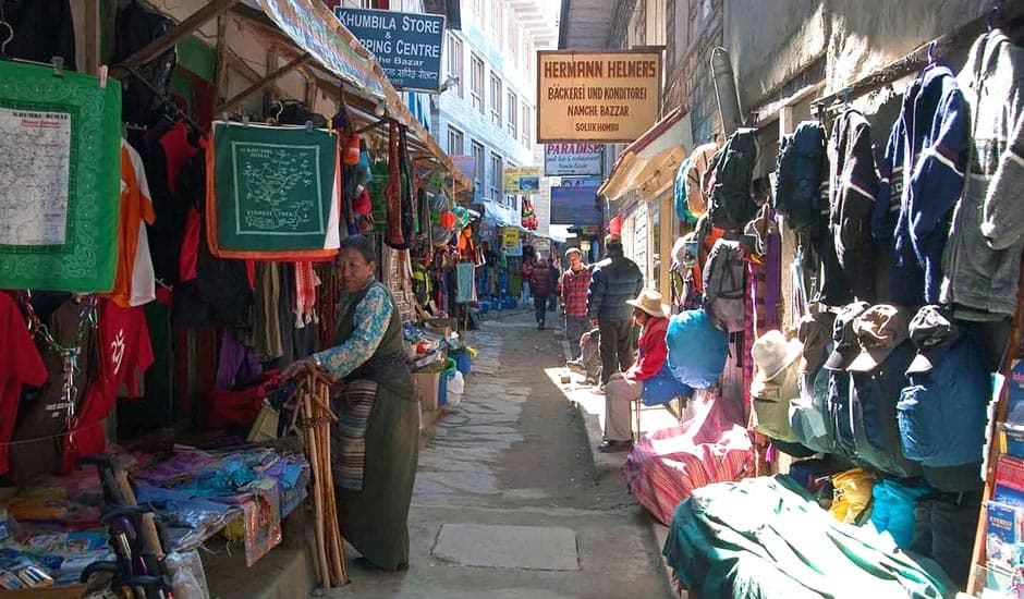 Local Market In Namche Bazar