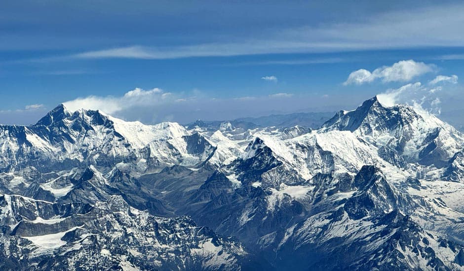 Arial View Of Mount Everest