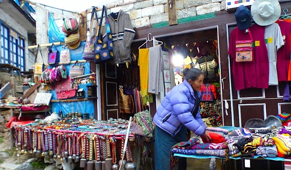 Handicrafts Shop In Namche Bazaar